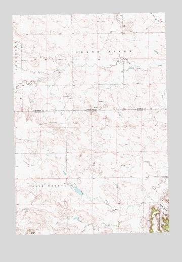 Ladner NE, SD USGS Topographic Map