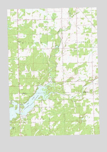 Ladysmith SE, WI USGS Topographic Map