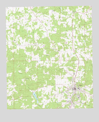 Lafayette, AL USGS Topographic Map