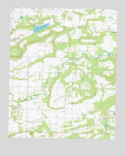 Lafayette, OK USGS Topographic Map