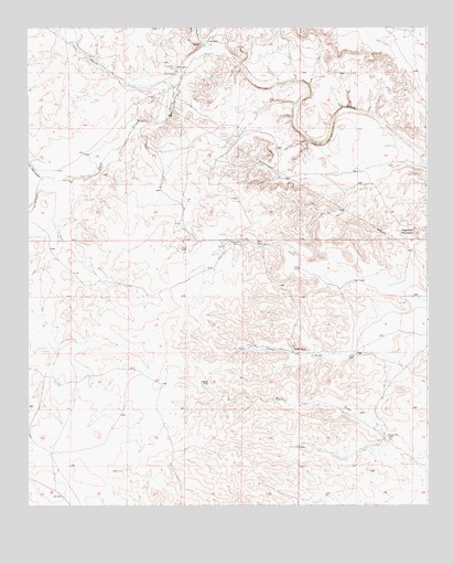 Barn Draw, NM USGS Topographic Map