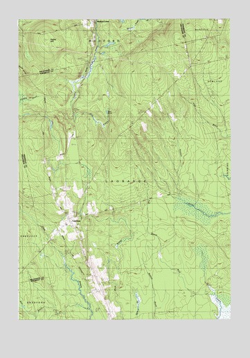 Lagrange, ME USGS Topographic Map
