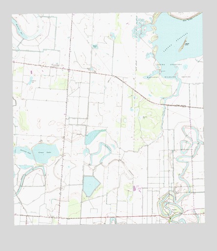 Laguna Atascosa, TX USGS Topographic Map