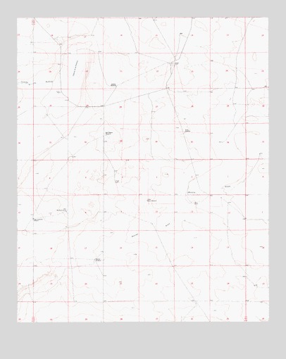 Laguna De Los Terreros, NM USGS Topographic Map