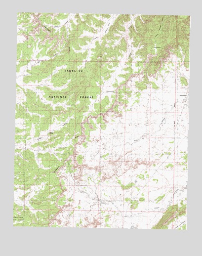 Laguna Gurule, NM USGS Topographic Map