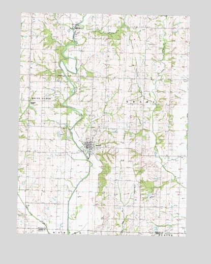 Barnard, MO USGS Topographic Map