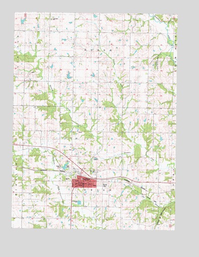 Afton, IA USGS Topographic Map