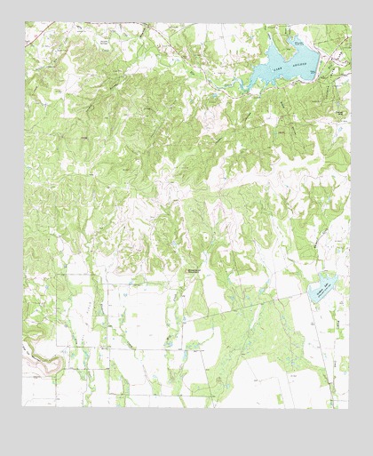 Lake Abilene, TX USGS Topographic Map