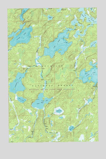 Lake Agnes, MN USGS Topographic Map