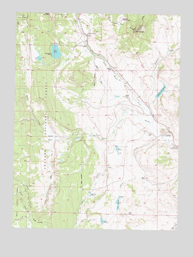 Lake Agnes, CO USGS Topographic Map