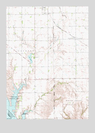 Lake Andes NW, SD USGS Topographic Map