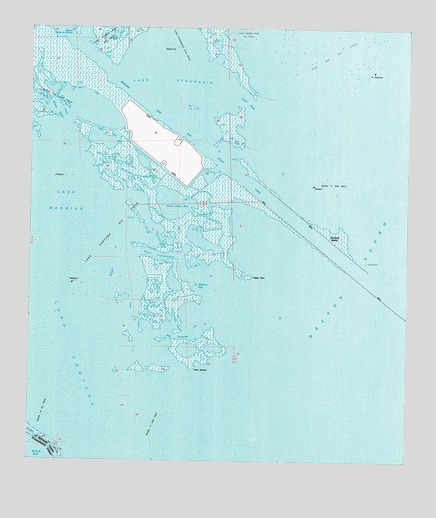 Lake Athanasio, LA USGS Topographic Map