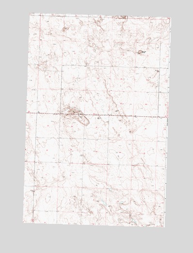 Barnes Butte, WA USGS Topographic Map
