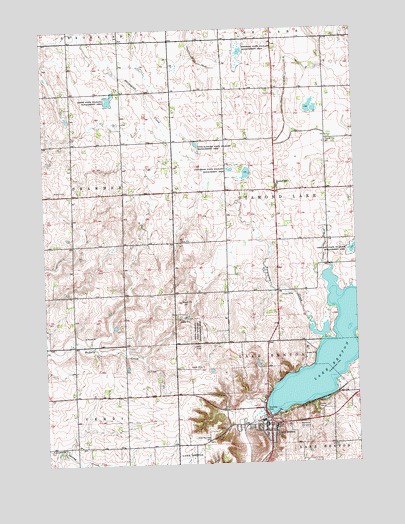 Lake Benton, MN USGS Topographic Map