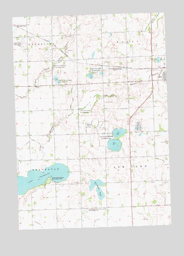 Lake Benton NE, MN USGS Topographic Map