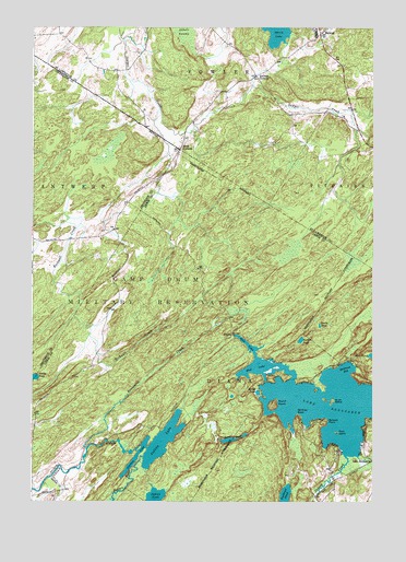 Lake Bonaparte, NY USGS Topographic Map