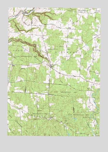 Barnes Corners, NY USGS Topographic Map