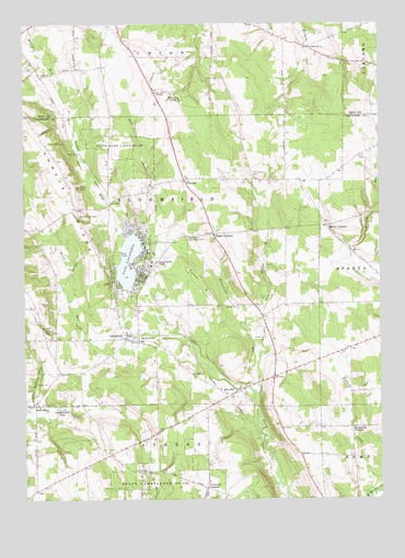 Lake Canadohta, PA USGS Topographic Map