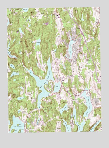Lake Carmel, NY USGS Topographic Map