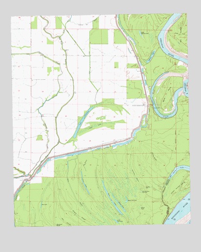 Lake Cheatham, AR USGS Topographic Map
