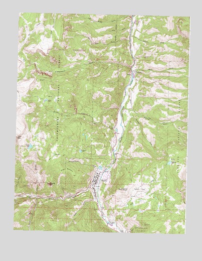 Lake City, CO USGS Topographic Map