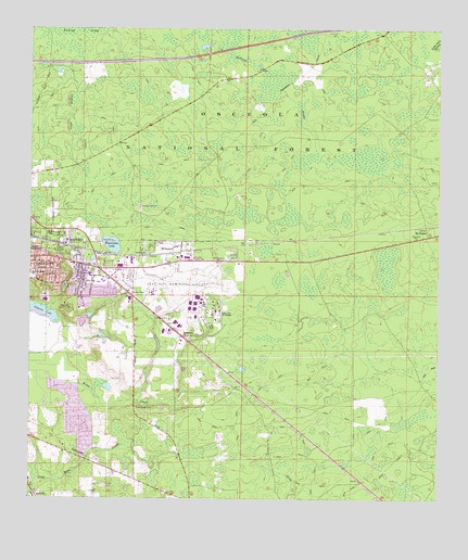 Lake City East, FL USGS Topographic Map