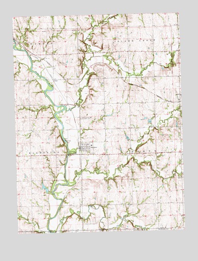 Barneston, NE USGS Topographic Map
