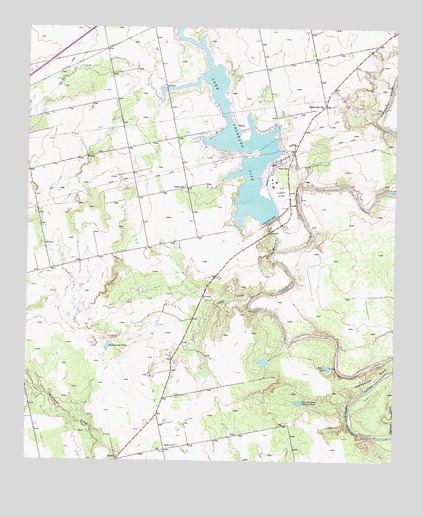 Lake Colorado City, TX USGS Topographic Map