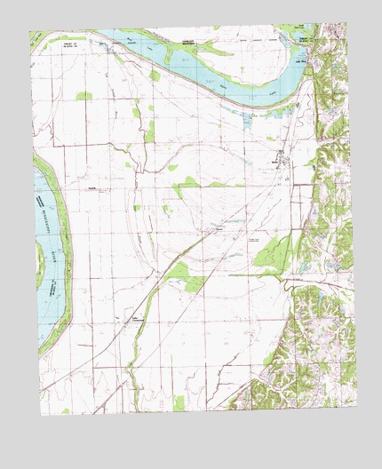 Lake Cormorant, MS USGS Topographic Map