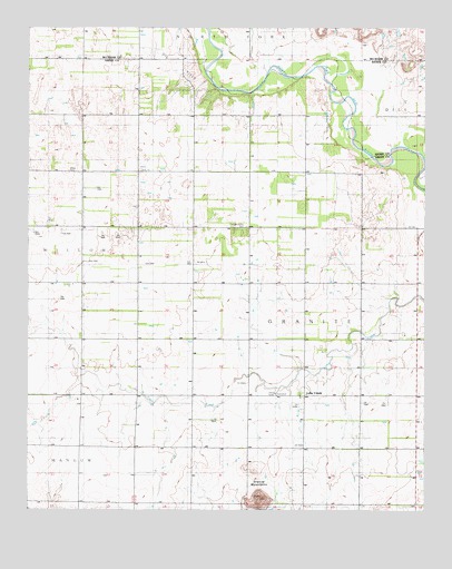 Lake Creek, OK USGS Topographic Map