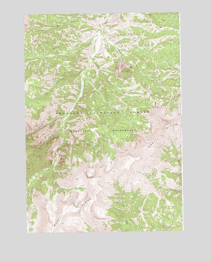 Lake Creek, WY USGS Topographic Map
