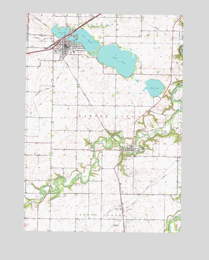 Lake Crystal, MN USGS Topographic Map