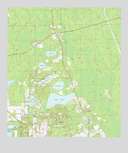 Lake Dias, FL USGS Topographic Map