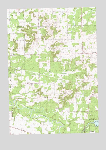 Lake Eau Claire West, WI USGS Topographic Map