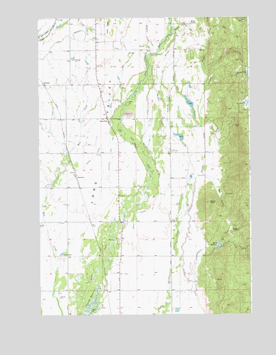 Lake Fork, ID USGS Topographic Map
