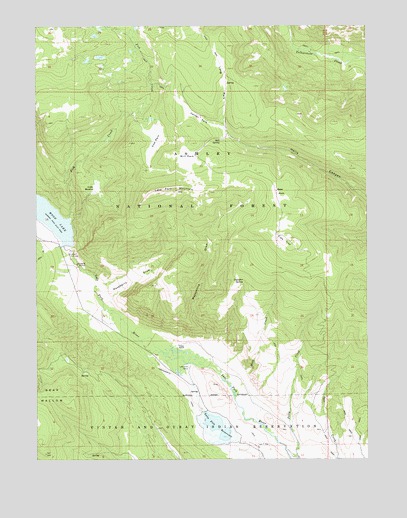 Lake Fork Mountain, UT USGS Topographic Map