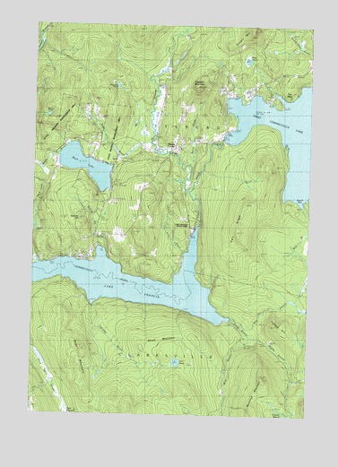 Lake Francis, NH USGS Topographic Map