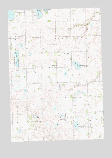 Lake Francis, SD USGS Topographic Map