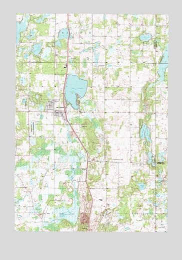 Lake Fremont, MN USGS Topographic Map