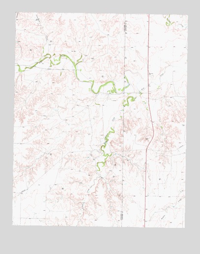 Lake Fryer NE, TX USGS Topographic Map