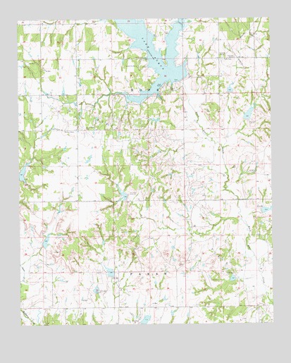 Lake Fuqua, OK USGS Topographic Map