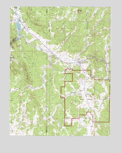 Lake George, CO USGS Topographic Map