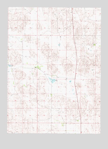 Lake George, NE USGS Topographic Map