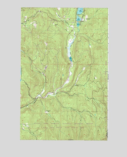 Lake Gillette, WA USGS Topographic Map