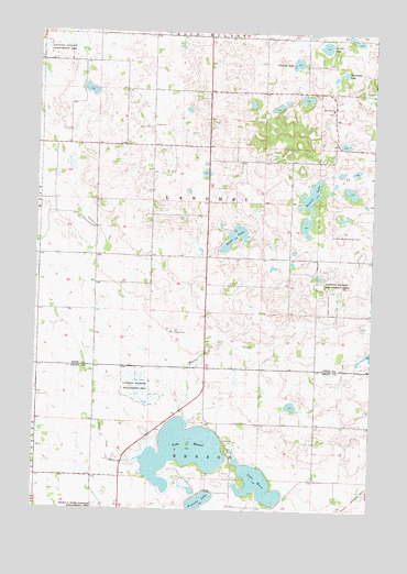 Lake Hassel, MN USGS Topographic Map