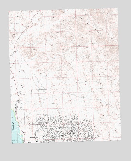 Lake Havasu City North, AZ USGS Topographic Map