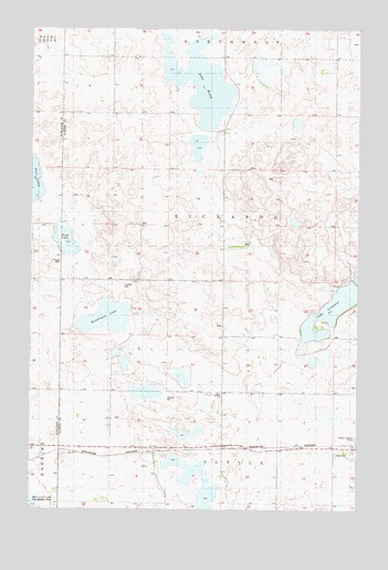 Lake Helen, ND USGS Topographic Map