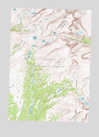 Lake Helen, WY USGS Topographic Map