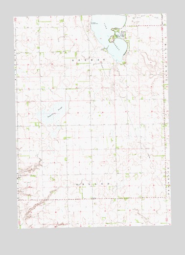 Lake Herman, SD USGS Topographic Map