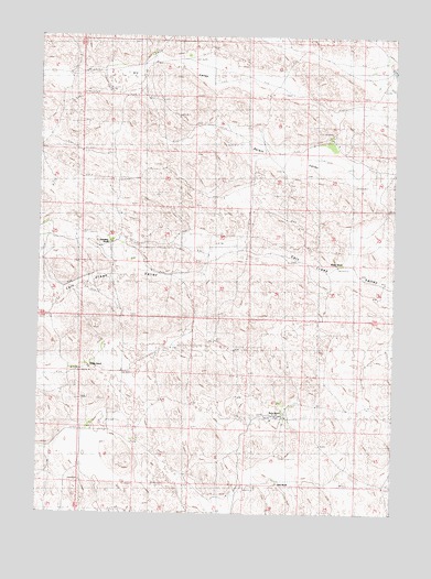 Barent Valley, NE USGS Topographic Map